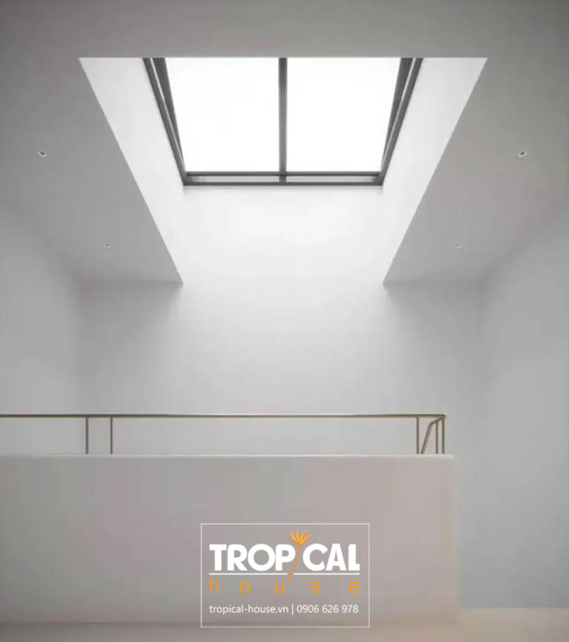 Thiết kế nội thất nh&agrave; phố 4 tầng hiện đại 360m2