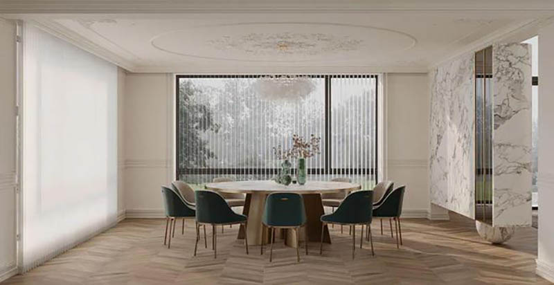 Nh&agrave; phố t&acirc;n cổ điển 4 tầng diện t&iacute;ch 181m2