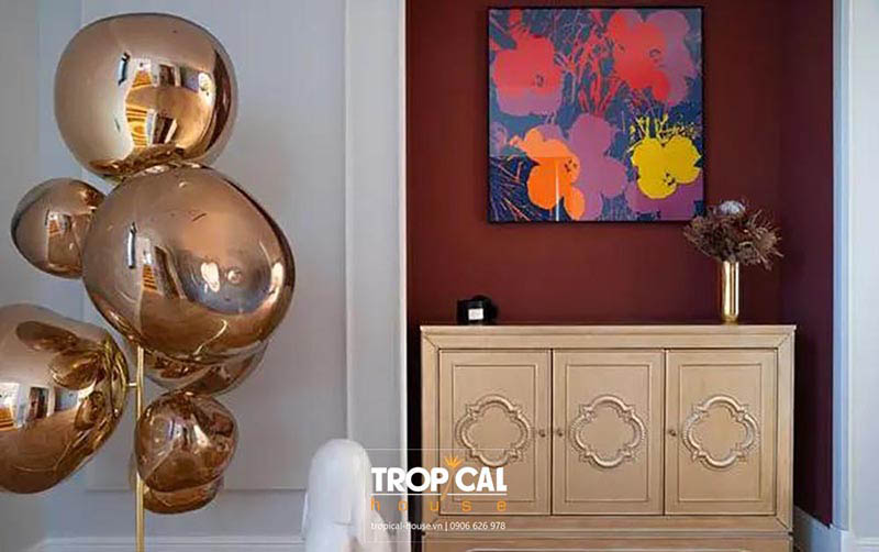 Tầng 2 của nội thất nh&agrave; phố 4 tầng phong c&aacute;ch đại ch&uacute;ng