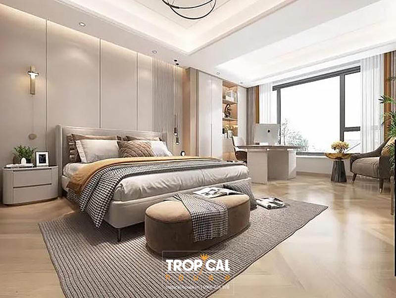 Ph&ograve;ng trẻ em nội thất nh&agrave; phố 4 tầng phong c&aacute;ch cổ điển