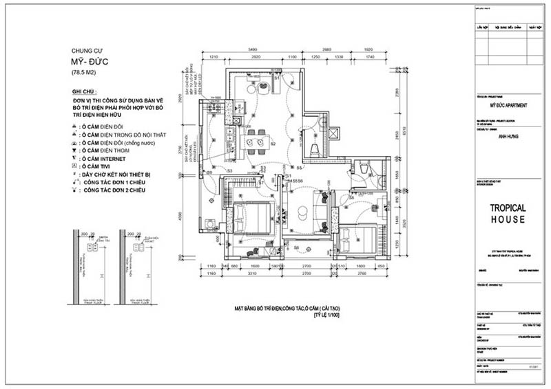 bản vẽ MEP thiết kế nội thất nh&agrave; phố