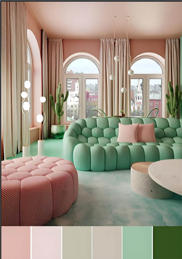 T&ocirc;ng m&agrave;u ấm &aacute;p v&agrave; chữa l&agrave;nh