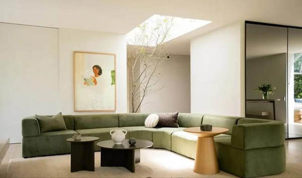 M&agrave;u &ocirc; liu - xu hướng m&agrave;u sắc nội thất 2025