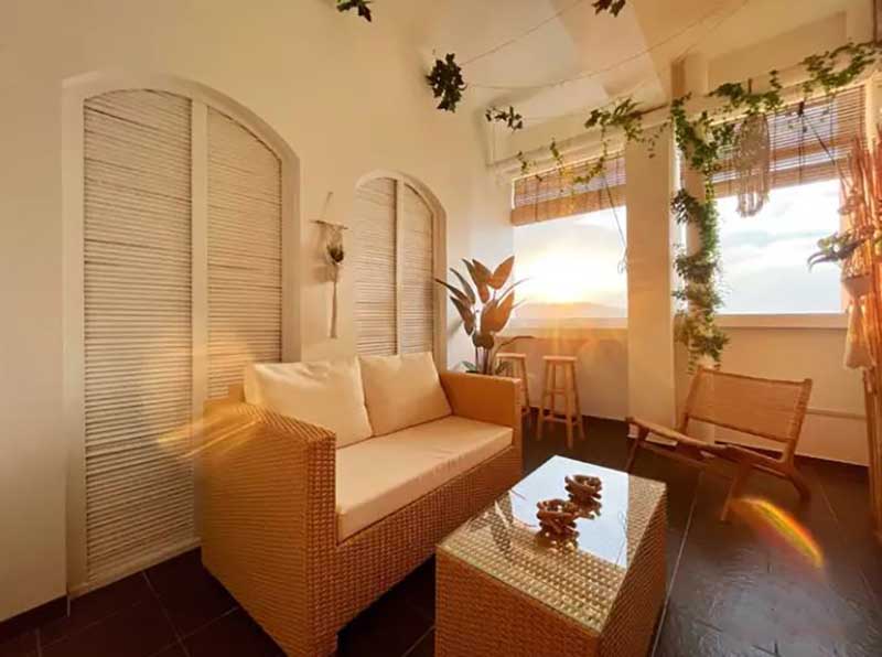 nội thất nh&agrave; phố phong c&aacute;ch indochine