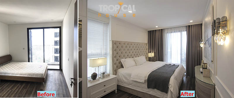 Mẫu thi c&ocirc;ng nội thất nh&agrave; phố của Tropical House