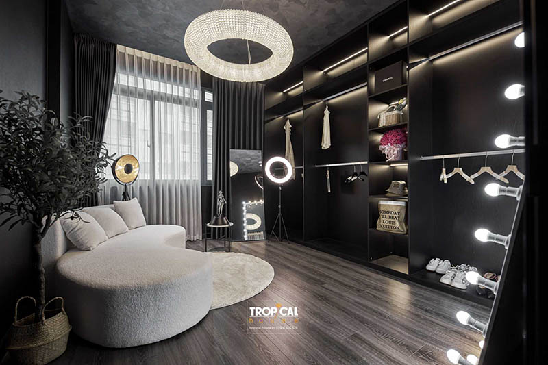 Mẫu thi c&ocirc;ng nội thất nh&agrave; phố 4 tầng hiện đại tinh tế