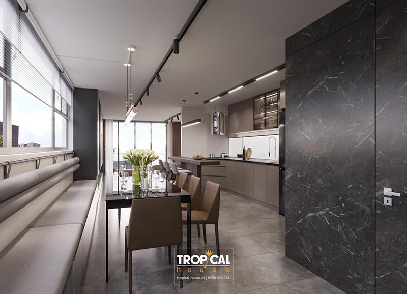 Thiết kế nội thất nh&agrave; ở anh T&ugrave;ng ở G&ograve; Vấp