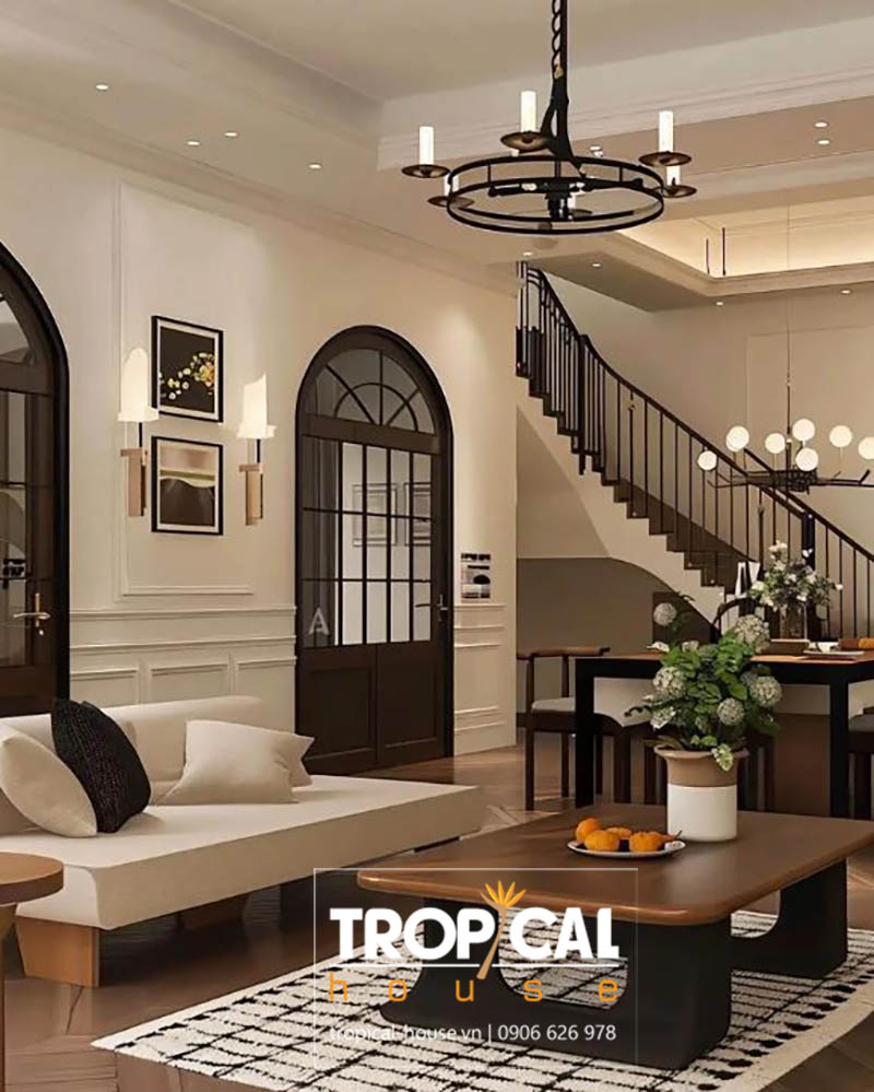 Phong c&aacute;ch thiết kế nh&agrave; phố cổ điển