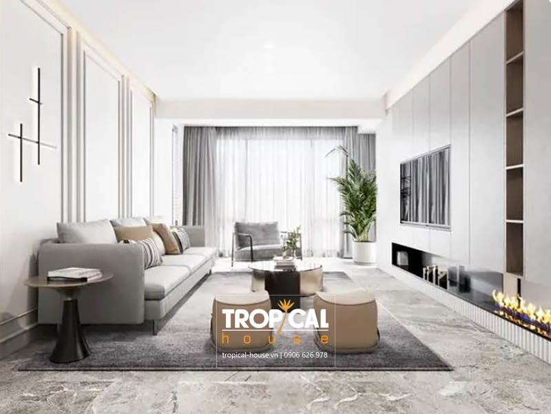 Phong c&aacute;ch thiết kế nh&agrave; phố hiện đại