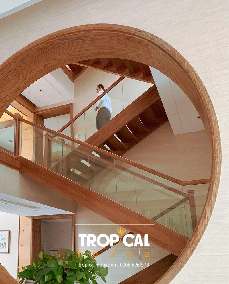 Gỗ trong phong thủy thiết kế nội thất nh&agrave; phố