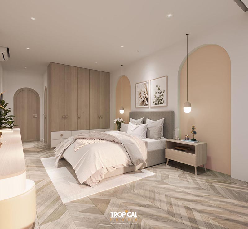 Mẫu thiết kế nội thất nh&agrave; phố phong c&aacute;ch địa trung hải - Mr.C&ocirc;ng, G&ograve; Vấp