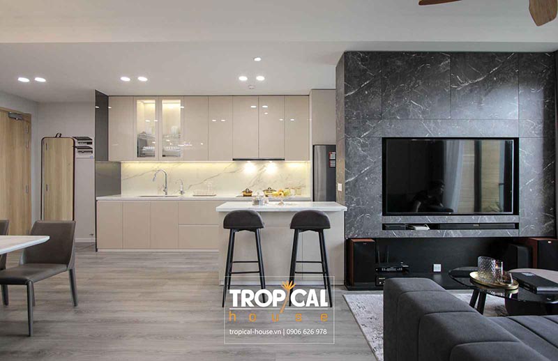 Thiết kế nội thất nh&agrave; phố đa chức năng