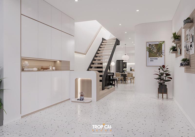 Thiết kế nội thất nh&agrave; phố chị Thanh ở quận 10