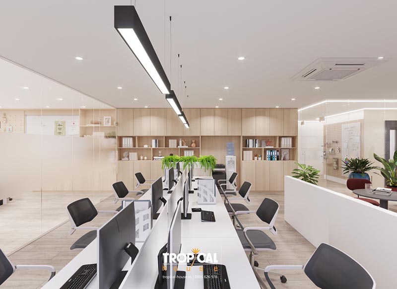 Thiết kế nội thất văn ph&ograve;ng chị Thanh ở quận 3