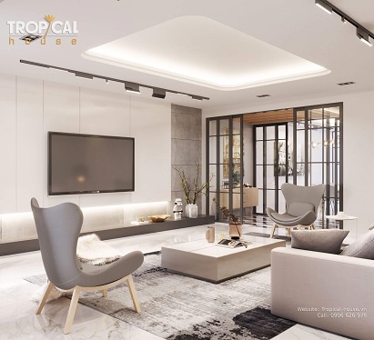 T HOUSE - THIẾT KẾ NỘI THẤT NHÀ PHỐ HIỆN ĐẠI