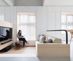 Hai thiết kế nhà Nhật Bản khác thường với kỹ thuật phân vùng độc đáo