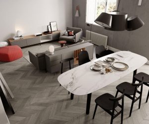 Thật bất ngờ với căn nhà đơn sắc và một phòng tiện ích bí mật