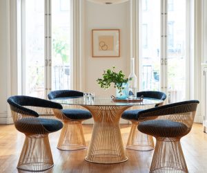 Một số bàn ăn tròn tiết kiệm không gian nhưng không giảm bớt phong cách