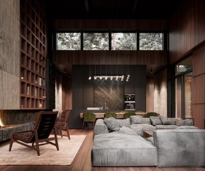 Nội thất nhà mộc mạc hiện đại và tinh tế