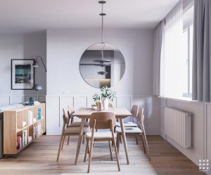 Căn hộ gia đình nhỏ và yên bình ở Minsk