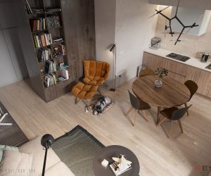 4 căn hộ nhỏ với phong cách hiện đại và trẻ trung