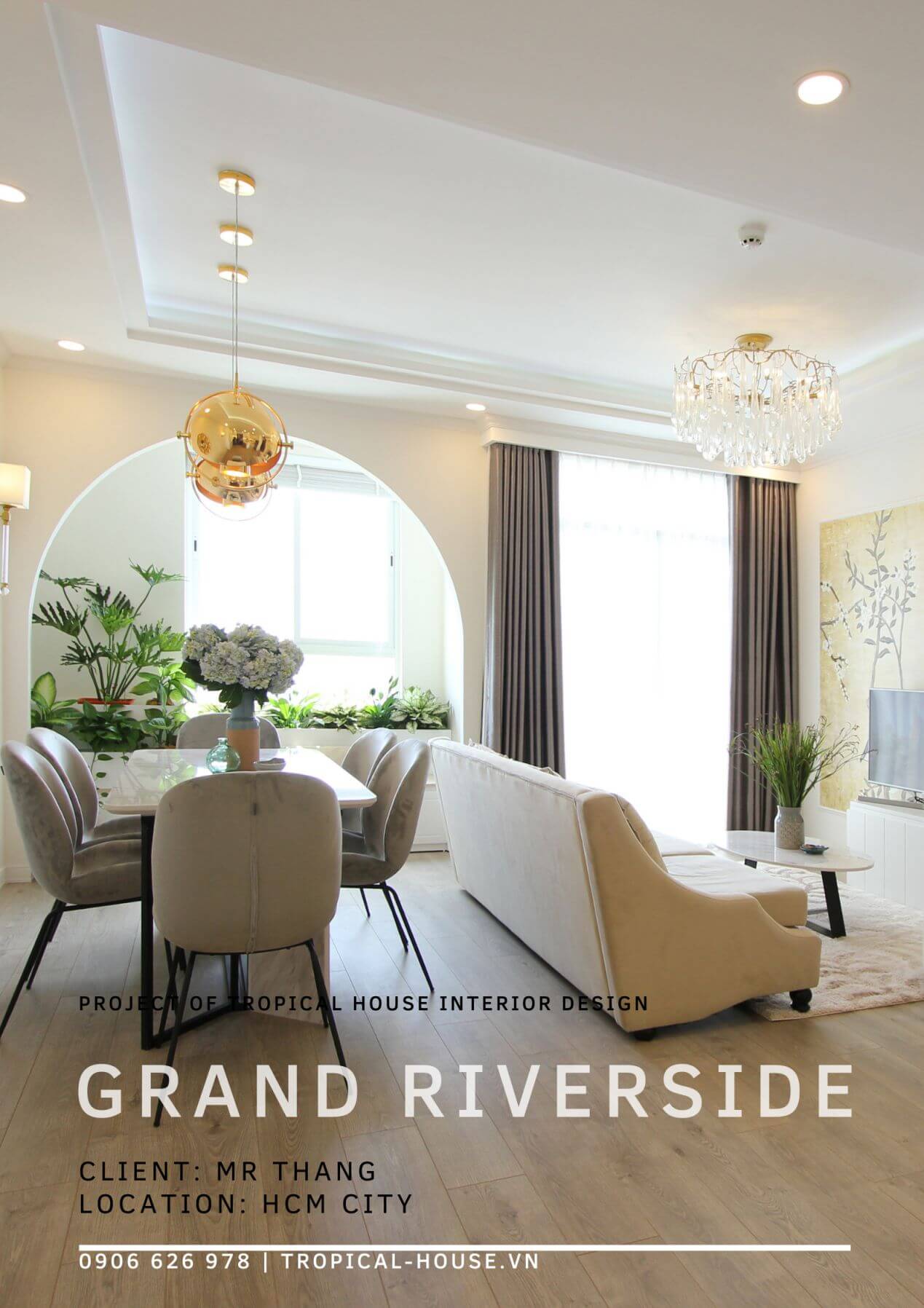 THI CÔNG NỘI THẤT CĂN HỘ GRAND RIVERSIDE
