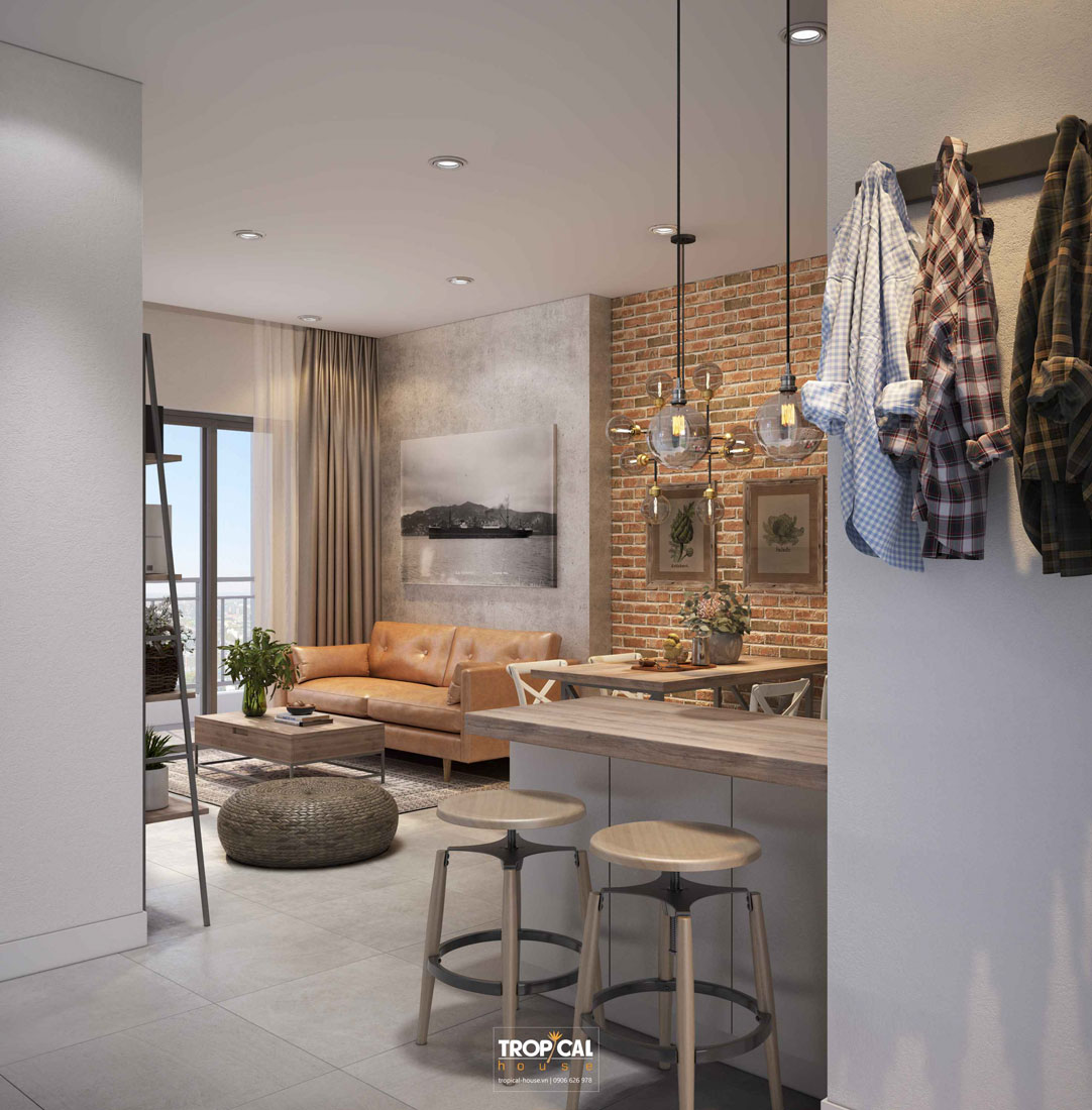 THIẾT KẾ THI CÔNG HOÀN THIỆN CĂN HỘ THE TRESOR LOFT STYLE