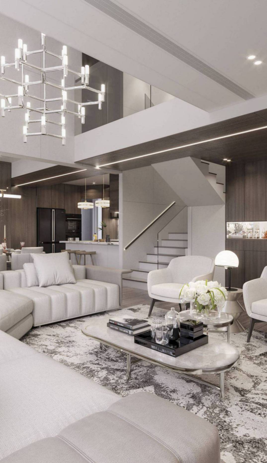 THIẾT KẾ NỘI THẤT ẤN TƯỢNG BẤT NGỜ CĂN HỘ DUPLEX HAPPY VALLEY